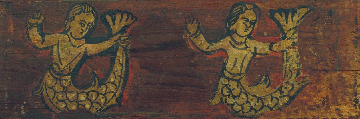 Mermaids के साथ छत पैनल द्वारा अज्ञात अज्ञात