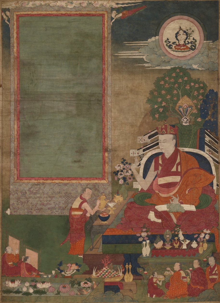 पैट्रन ऑफ़ द आर्ट्स, सीटू पानचेन चोकी जुंगने (1699-1774) द्वारा अज्ञात अज्ञात