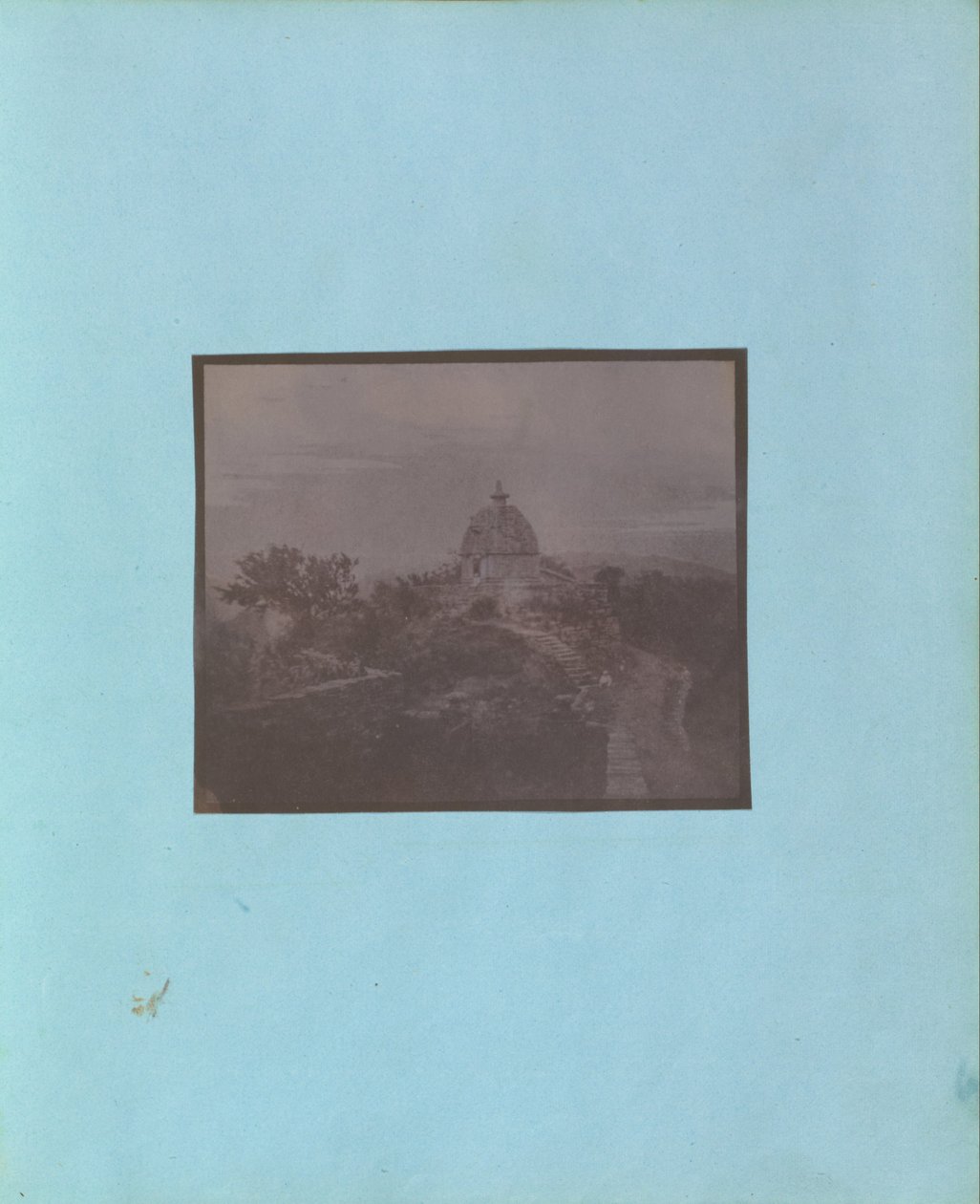 अज्ञात निर्माता, ब्रिटिश, सक्रिय भारत 1843 के बारे में - (एक मंदिर, भारत का दृश्य) द्वारा अज्ञात अज्ञात