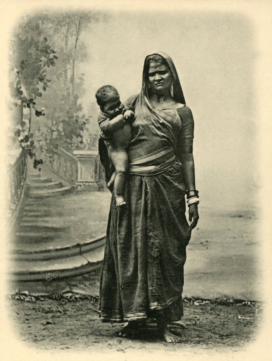 एक भिखारी औरत। द्वारा अज्ञात