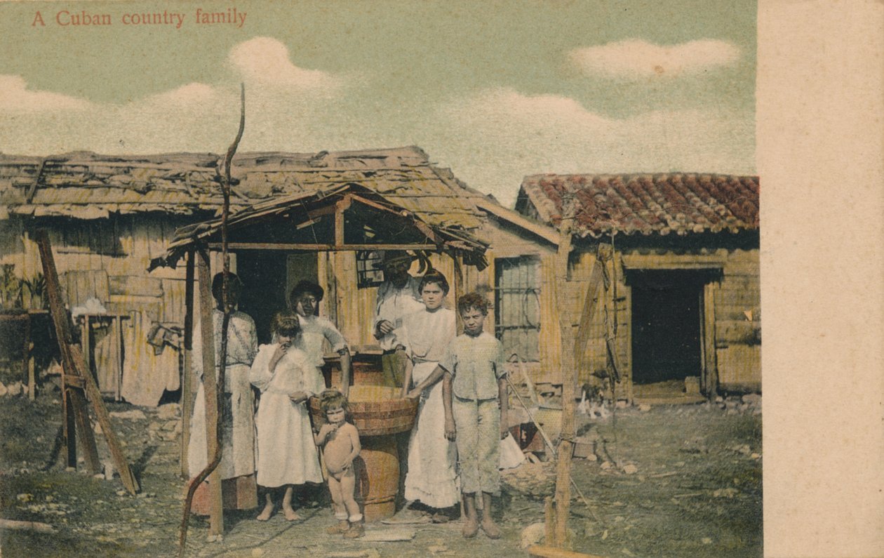 एक क्यूबा देश परिवार, 1908 द्वारा अज्ञात