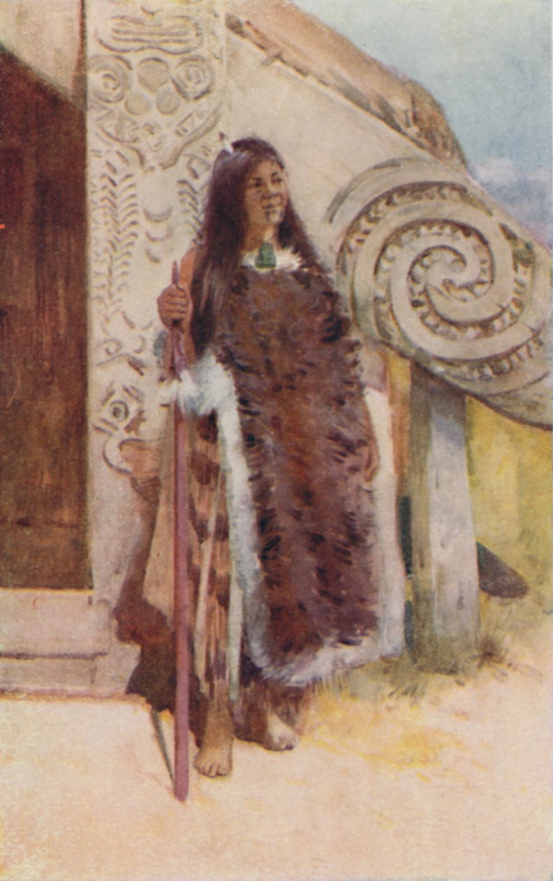 ए माओरी चीफटैस, 1923। द्वारा अज्ञात