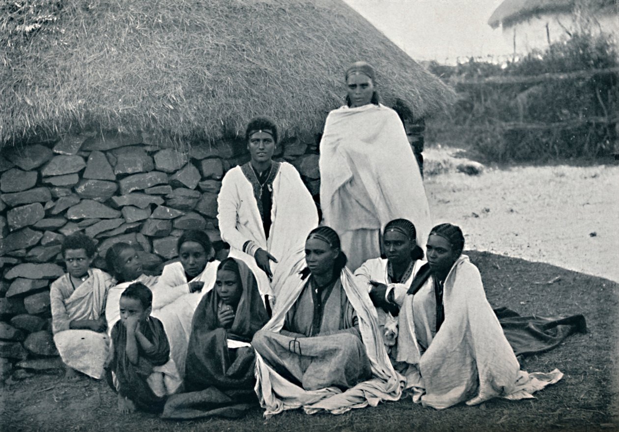 एबिसिनियों का एक समूह, 1912 द्वारा अज्ञात