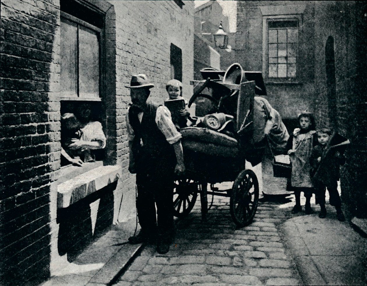स्लमोपोलिस, लंदन में एक कदम, c1901 1901 द्वारा अज्ञात