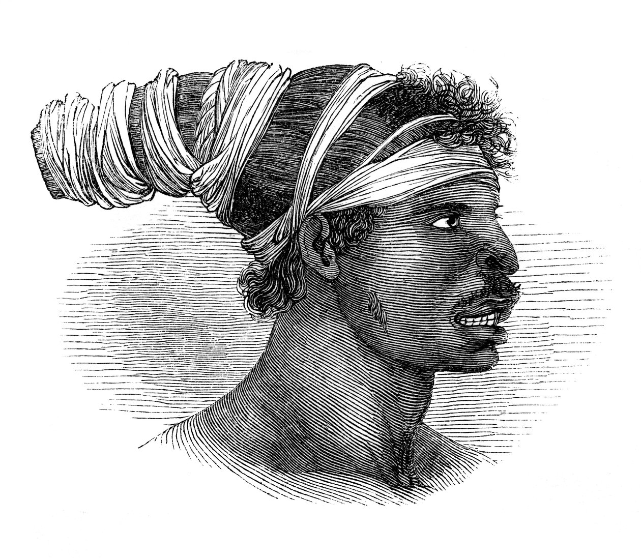 एक देशी ऑस्ट्रेलियाई, 1848 द्वारा अज्ञात