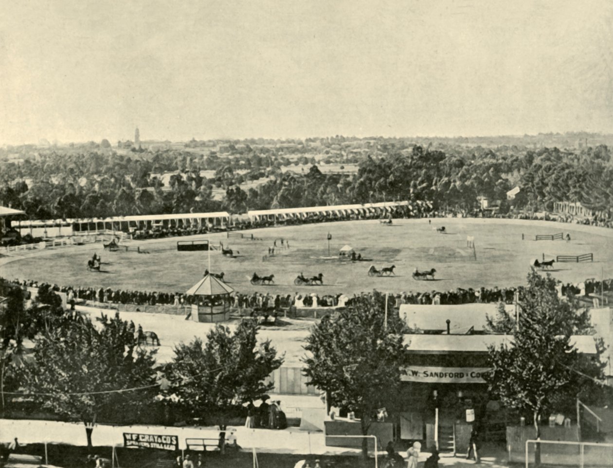 एडिलेड शो ग्राउंड्स, 1901। द्वारा अज्ञात
