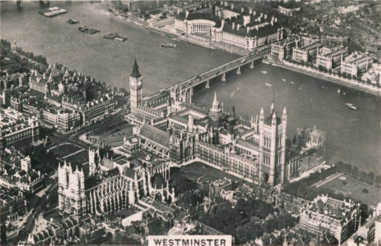वेस्टमिंस्टर का हवाई दृश्य, 1939 द्वारा अज्ञात