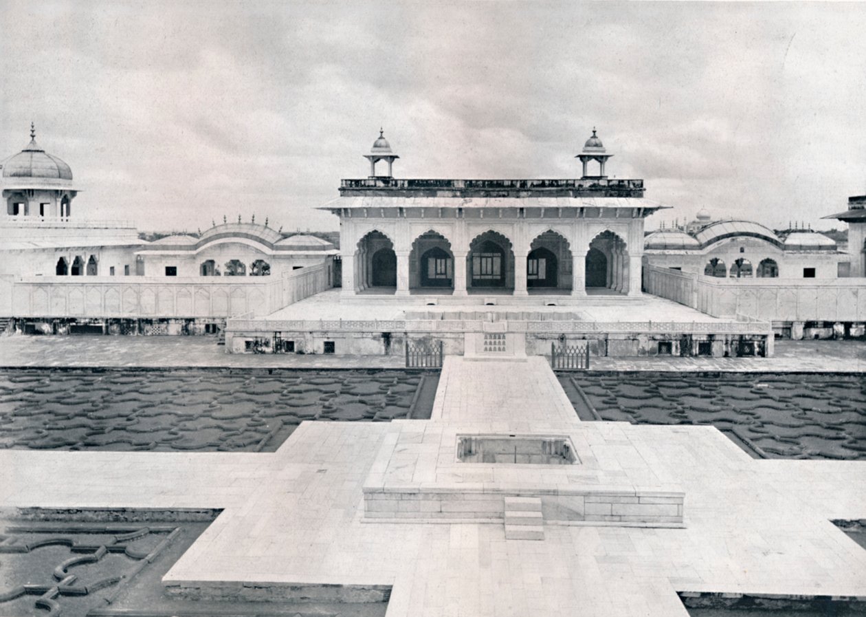 आगरा। खस महल और ज़ेनाना, c1910। द्वारा अज्ञात