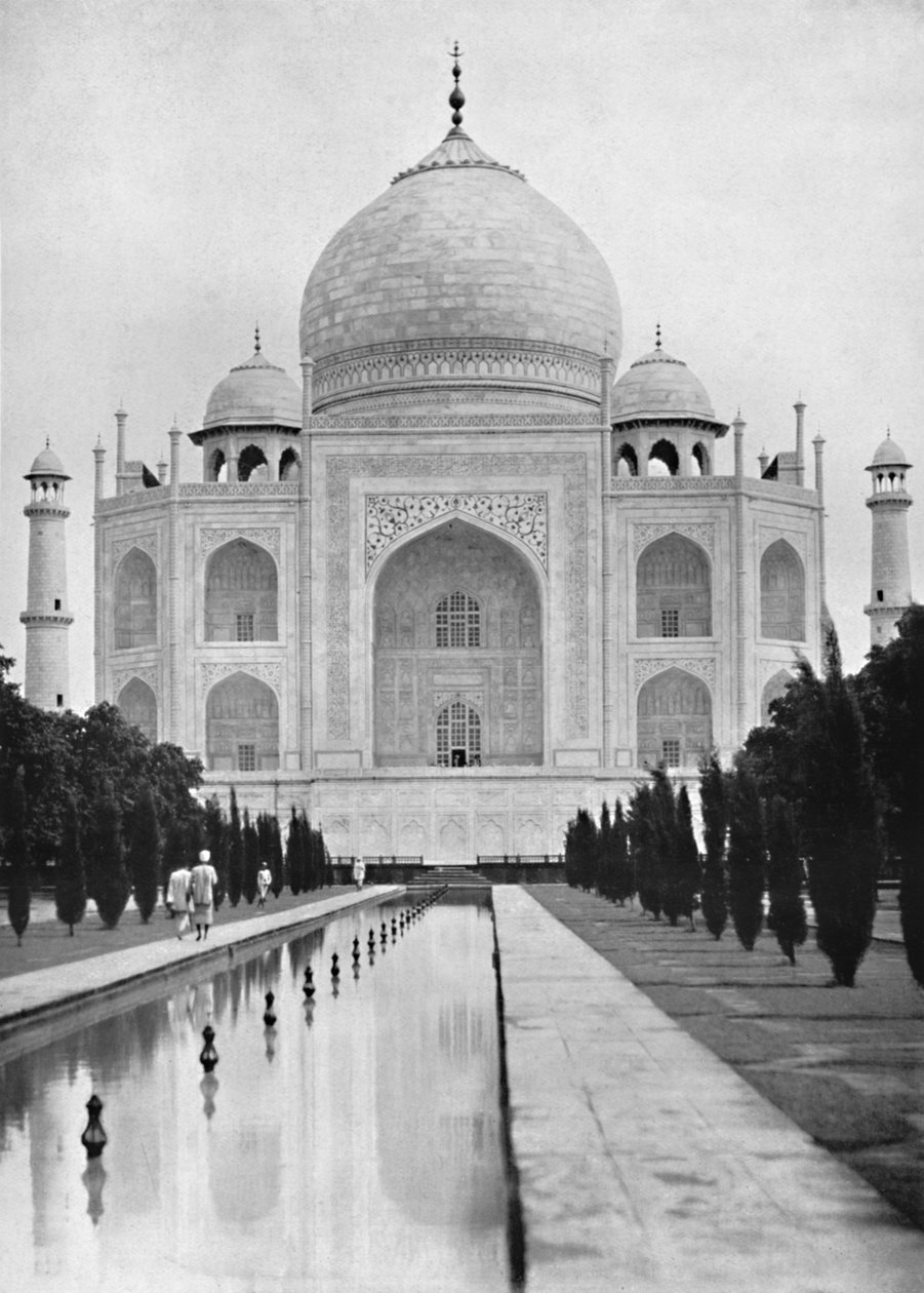 आगरा। देखने के लिए ताजमहल, c1910। द्वारा अज्ञात