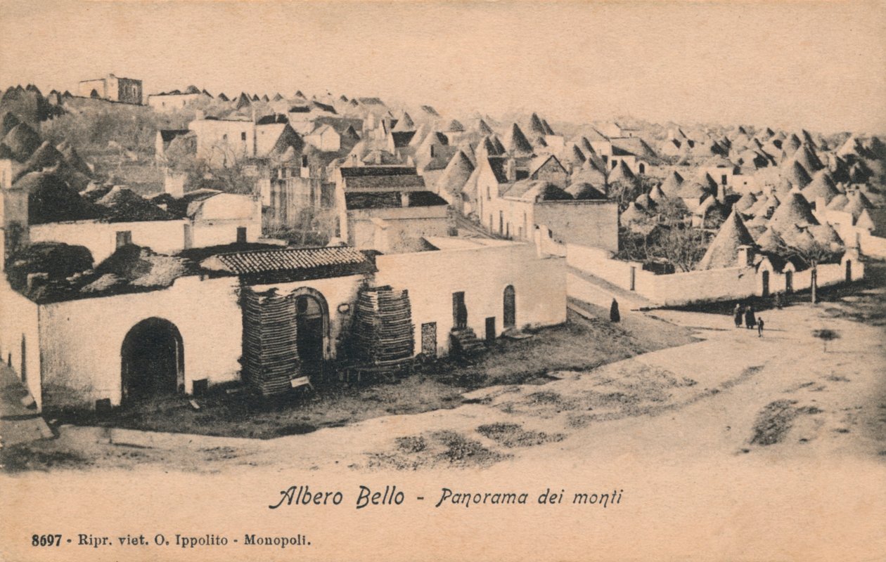 अल्बर्टो बेलो - पहाड़ों का पैनोरमा, c1910। द्वारा अज्ञात