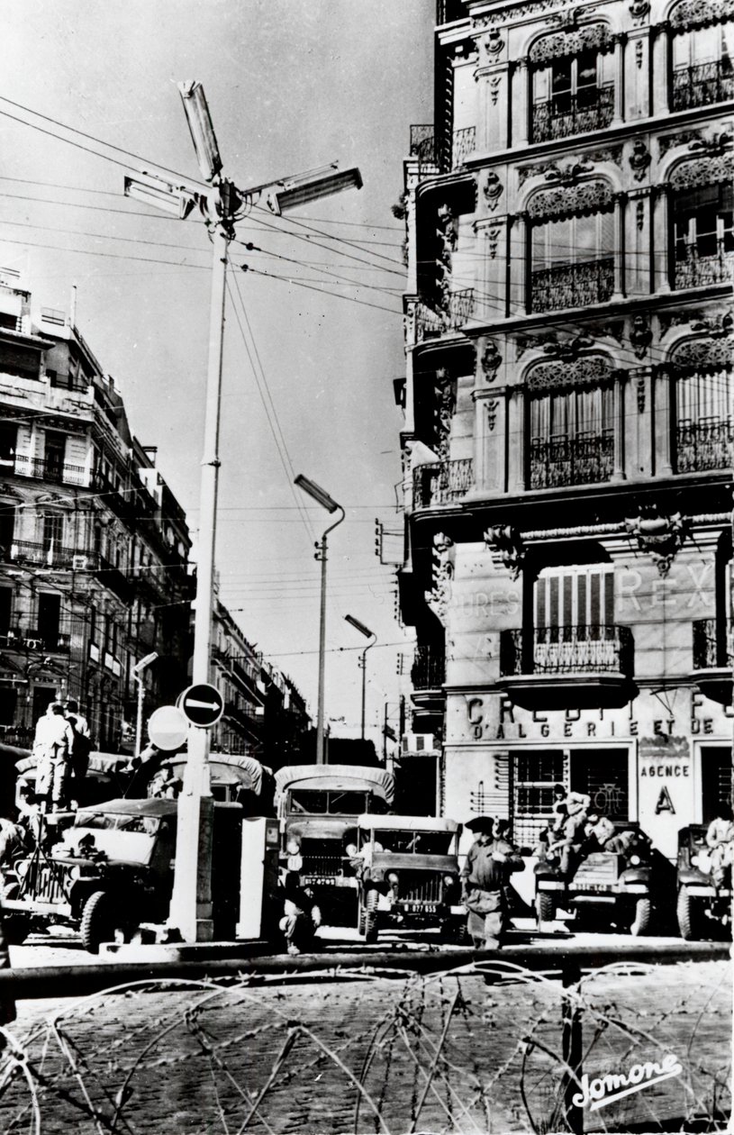 अल्जीरियाई युद्ध की स्वतंत्रता, जनवरी 1960। द्वारा अज्ञात