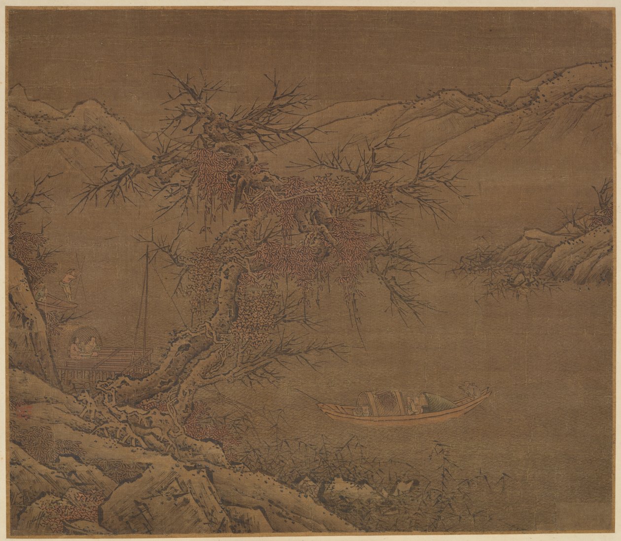 शीतकालीन तट के निकट, मिंग राजवंश, 1368-1644। द्वारा अज्ञात