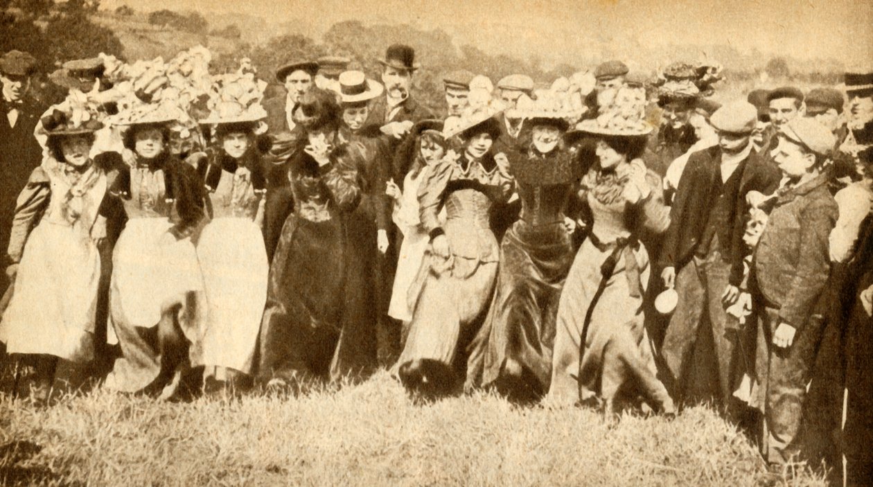 अप्पी अम्पस्टेड ऑन दि बैंक हॉलीडे, 1900, 1933। द्वारा अज्ञात