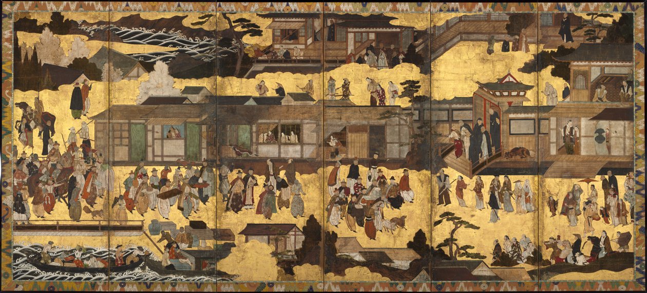 दक्षिणी बर्बर का आगमन, सी। 1600। द्वारा अज्ञात
