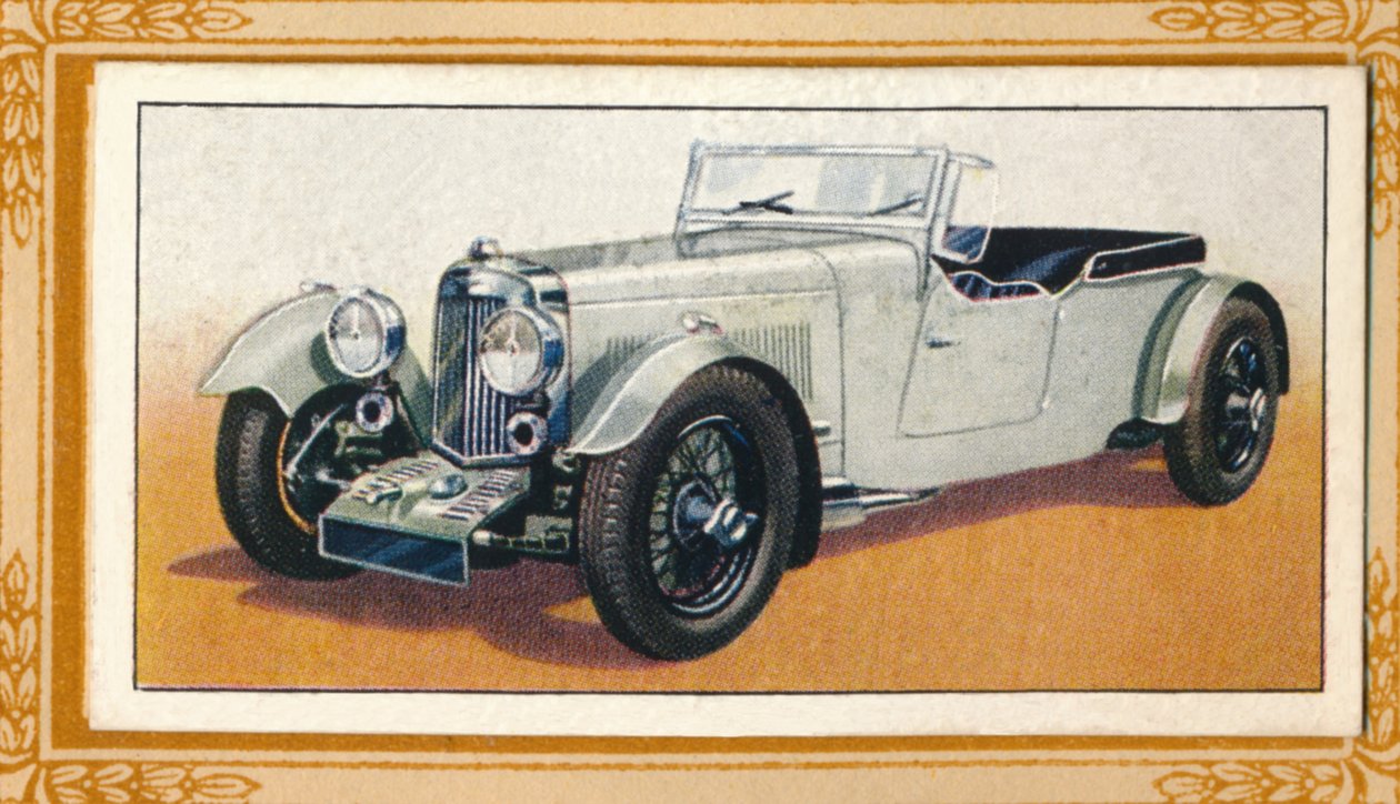 एस्टन मार्टिन फोर-सीटर टूरर, c1936 द्वारा अज्ञात