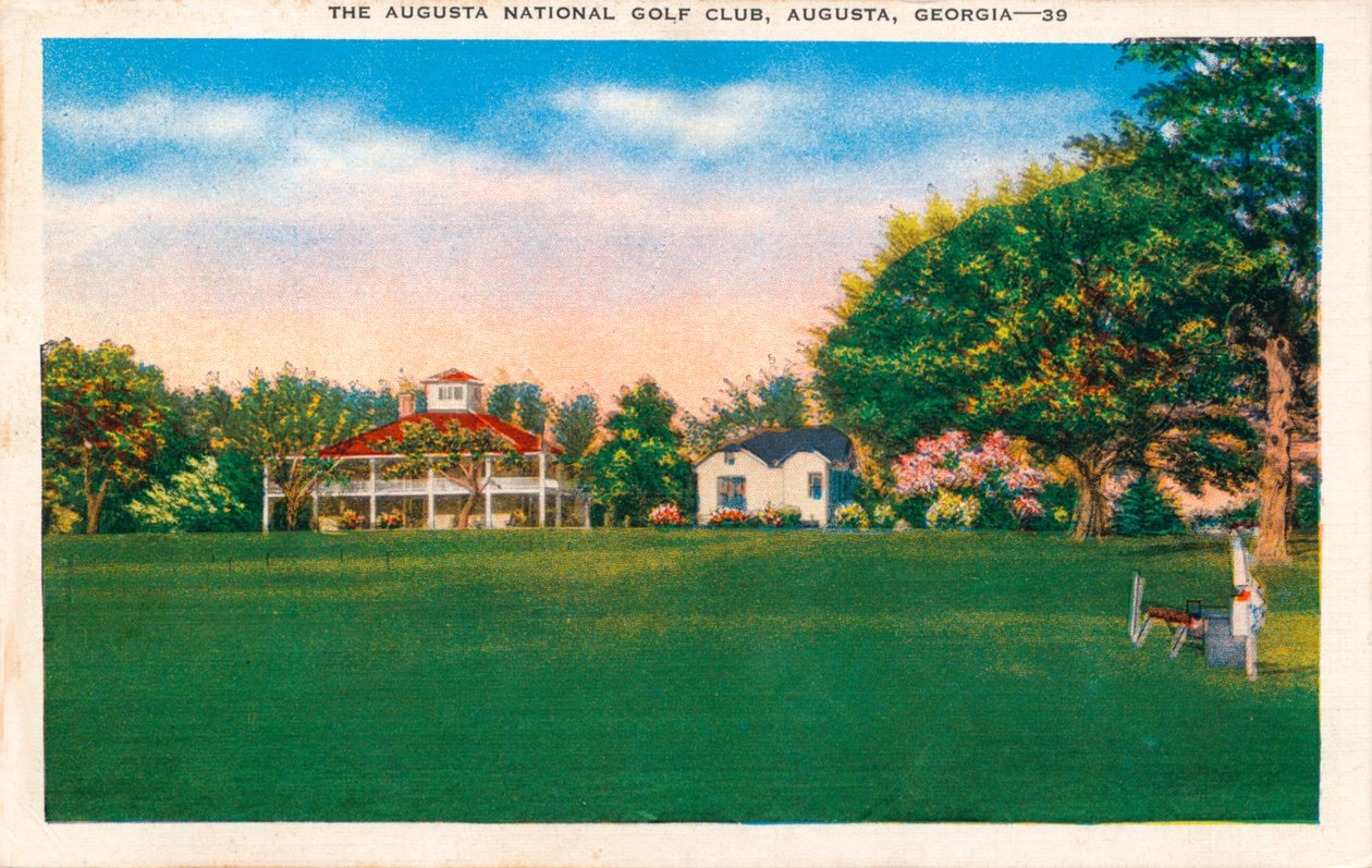 अगस्ता नेशनल गोल्फ क्लब हाउस, c1935 द्वारा अज्ञात