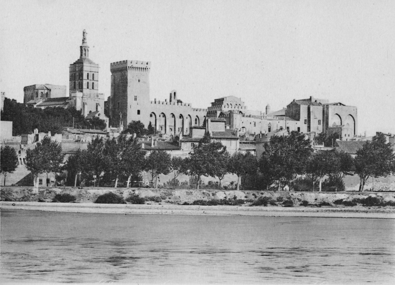 Avignon। - द रोन एंड पॉप्स पैलेस, c1925 द्वारा अज्ञात