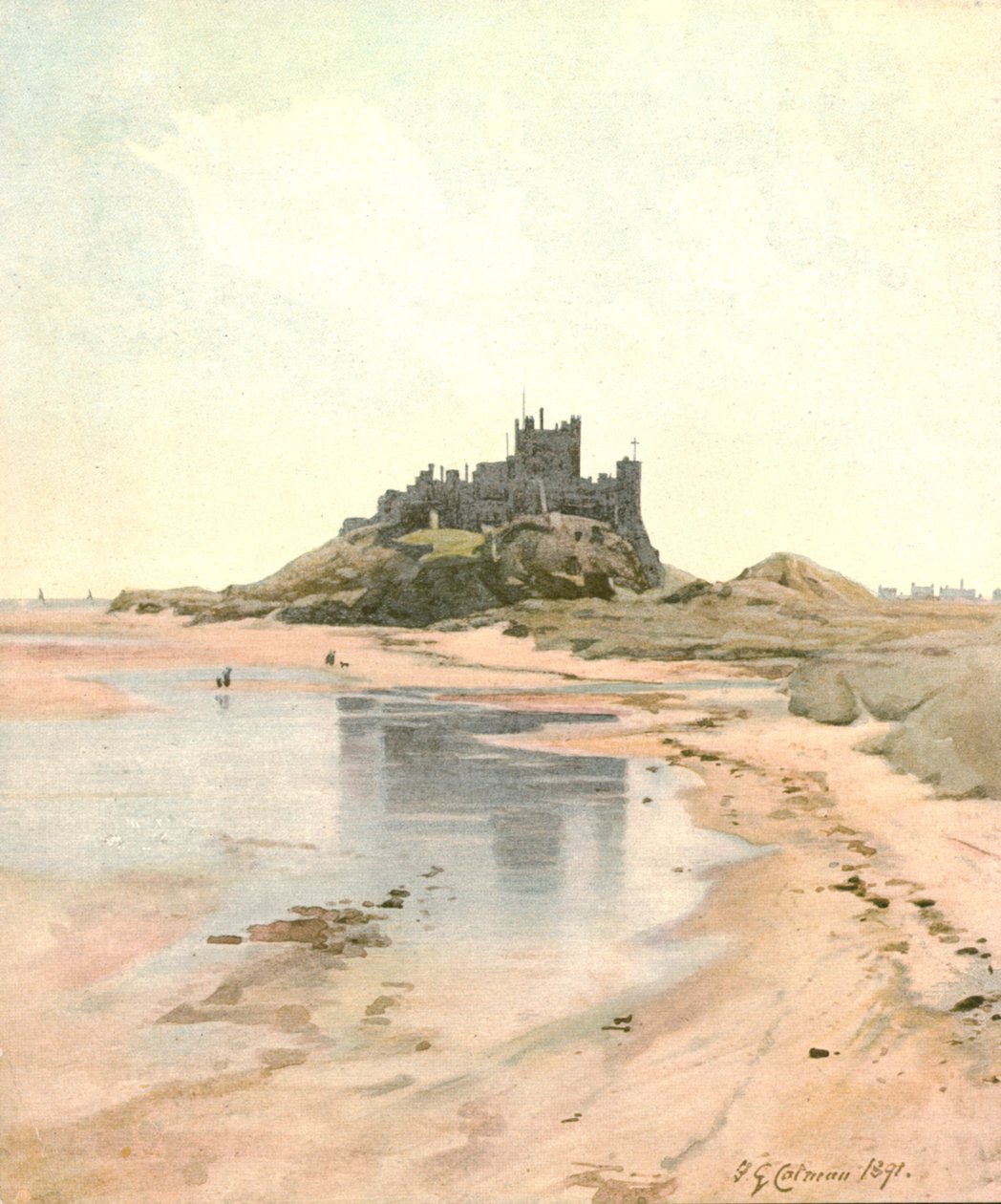 बम्बोरो कैसल, 1891, c1900। द्वारा अज्ञात