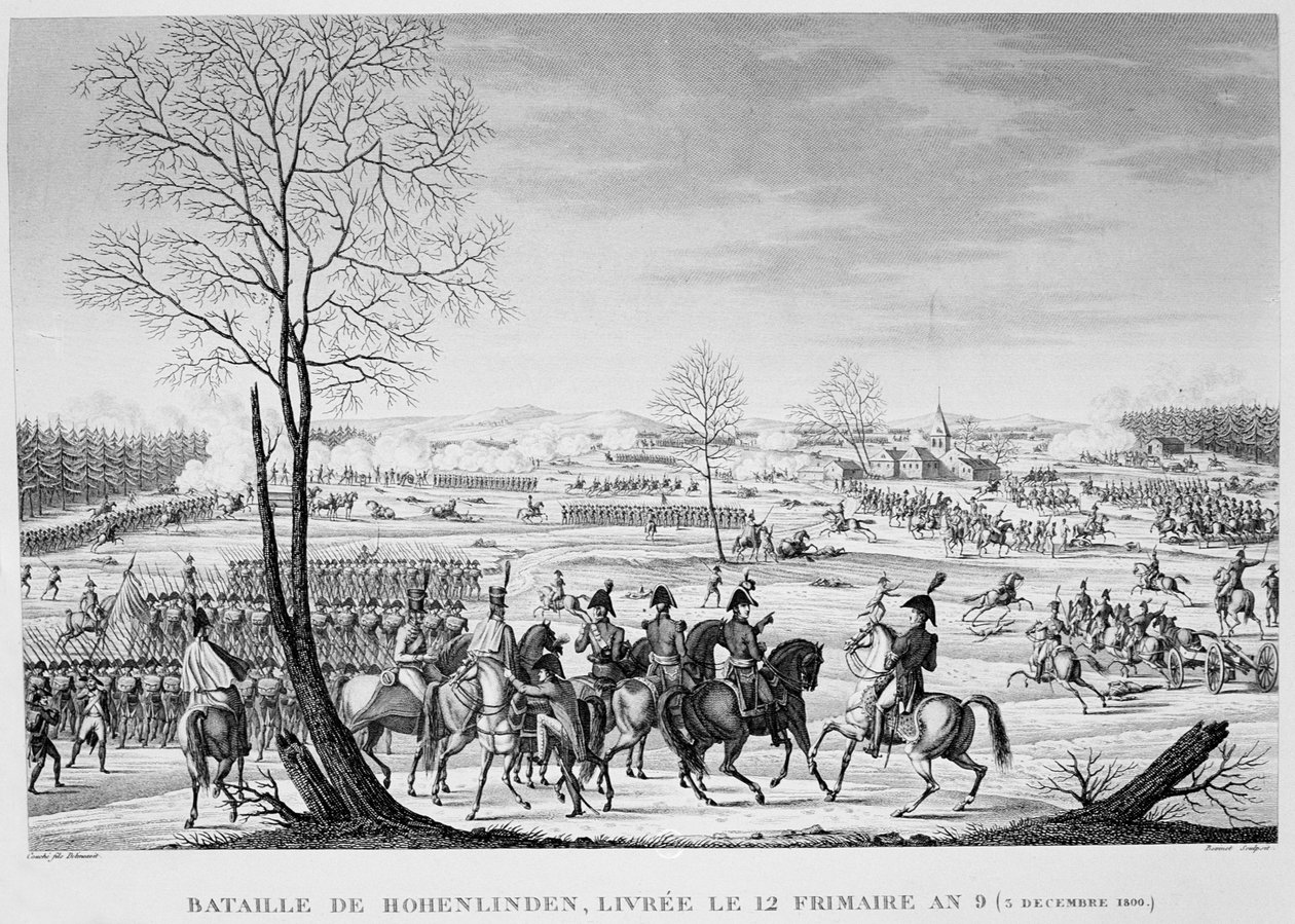 होहेनलिंडन की लड़ाई, 3 दिसंबर, 1800 द्वारा अज्ञात