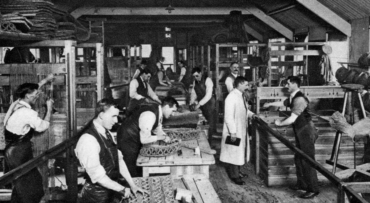 सेंट डंस्टांस, लंदन के ब्लाइंड मैट-मेकर्स, 1926-1927 द्वारा अज्ञात