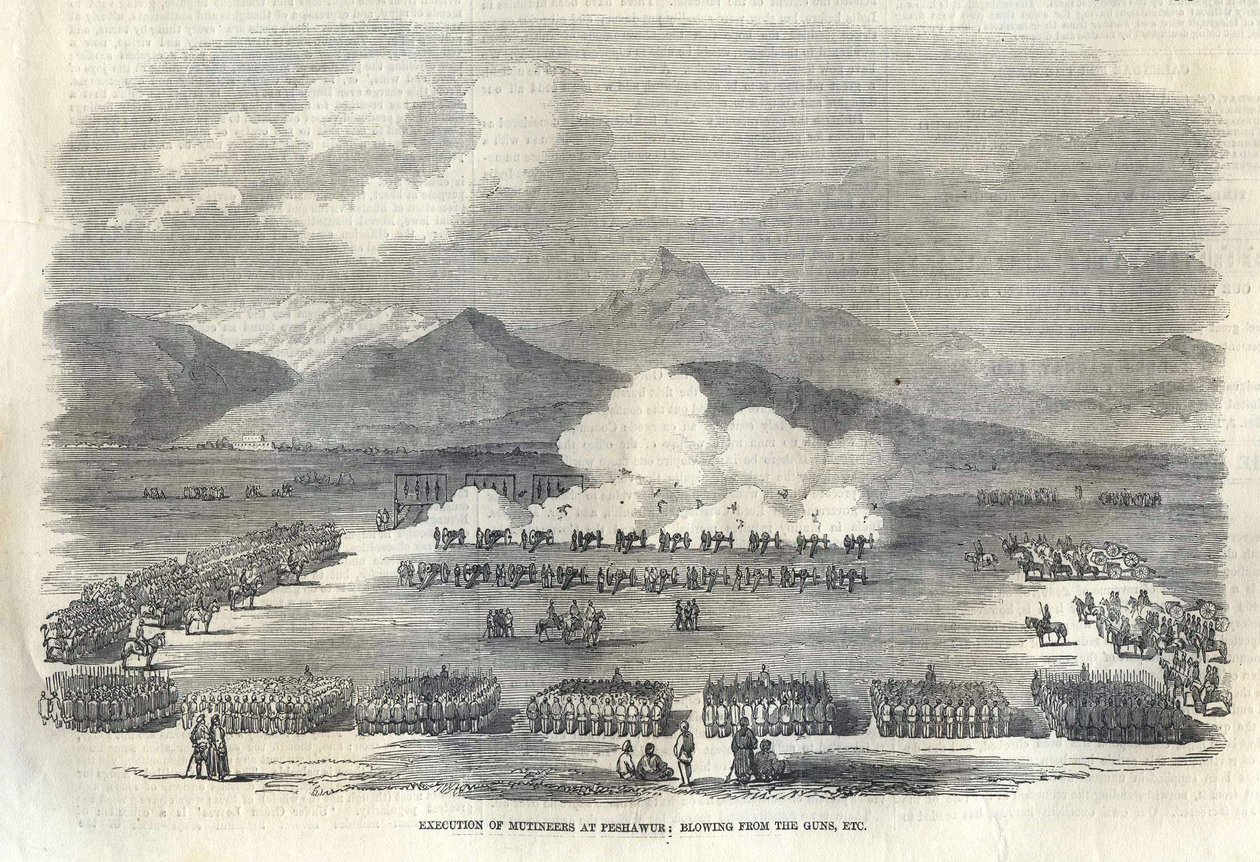 ब्रिटिश भारत में बंदूकों से विस्फोट, 1857 द्वारा अज्ञात