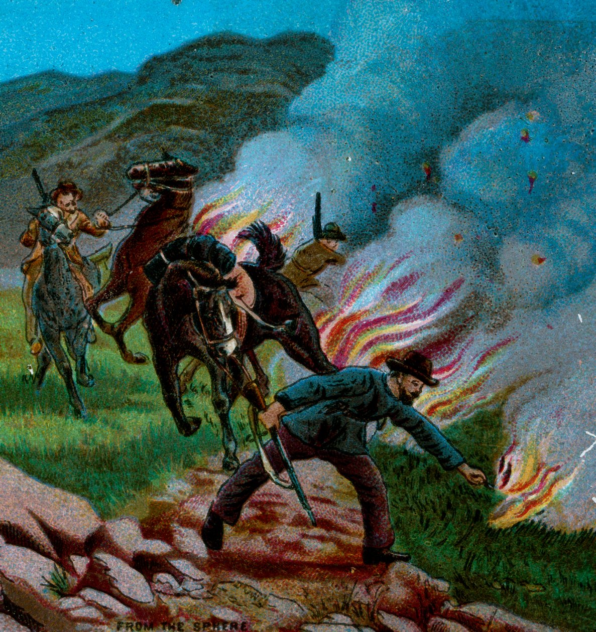 बॉर्डर फायरिंग द वेल्ड, 1900 द्वारा अज्ञात