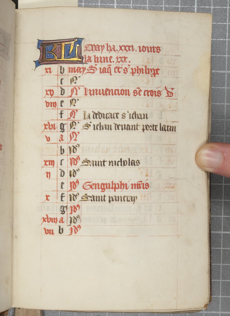 बुक ऑफ आवर्स, c.1450 (वेल्लम पर स्याही) द्वारा अज्ञात