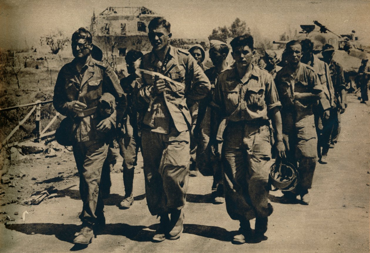 ब्रिटिश पैराट्रूप्स ने इस पुल को जब्त किया, 1943-44 द्वारा अज्ञात