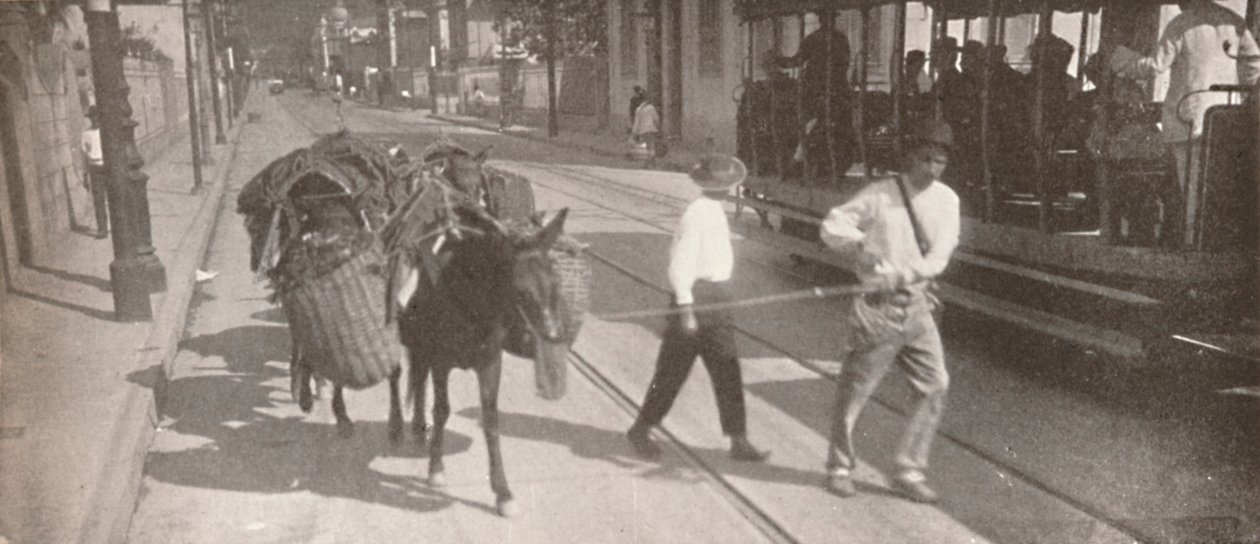 ट्राम और खच्चर द्वारा, 1914 द्वारा अज्ञात