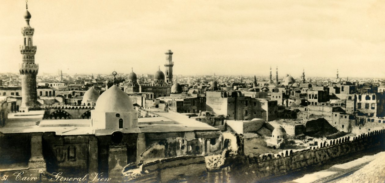 काहिरा - सामान्य दृश्य, c1918-c1939। द्वारा अज्ञात