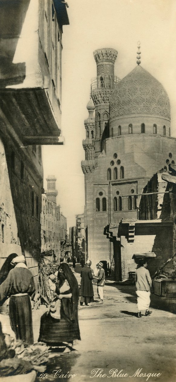 काहिरा - द ब्लू मस्जिद, c1918-c1939। द्वारा अज्ञात