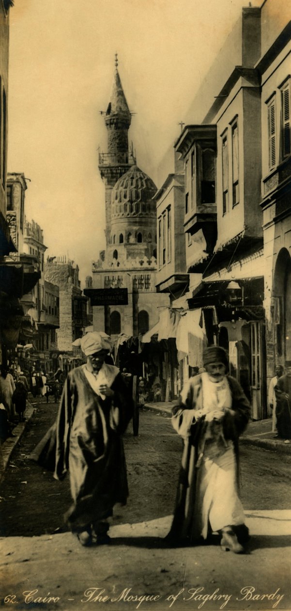 काहिरा - सागर मस्जिद बर्डी, c1918-c1939। द्वारा अज्ञात