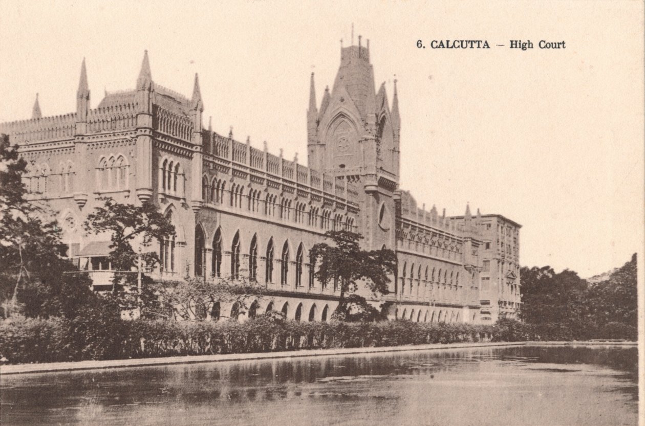 कलकत्ता - उच्च न्यायालय, c1900 द्वारा अज्ञात