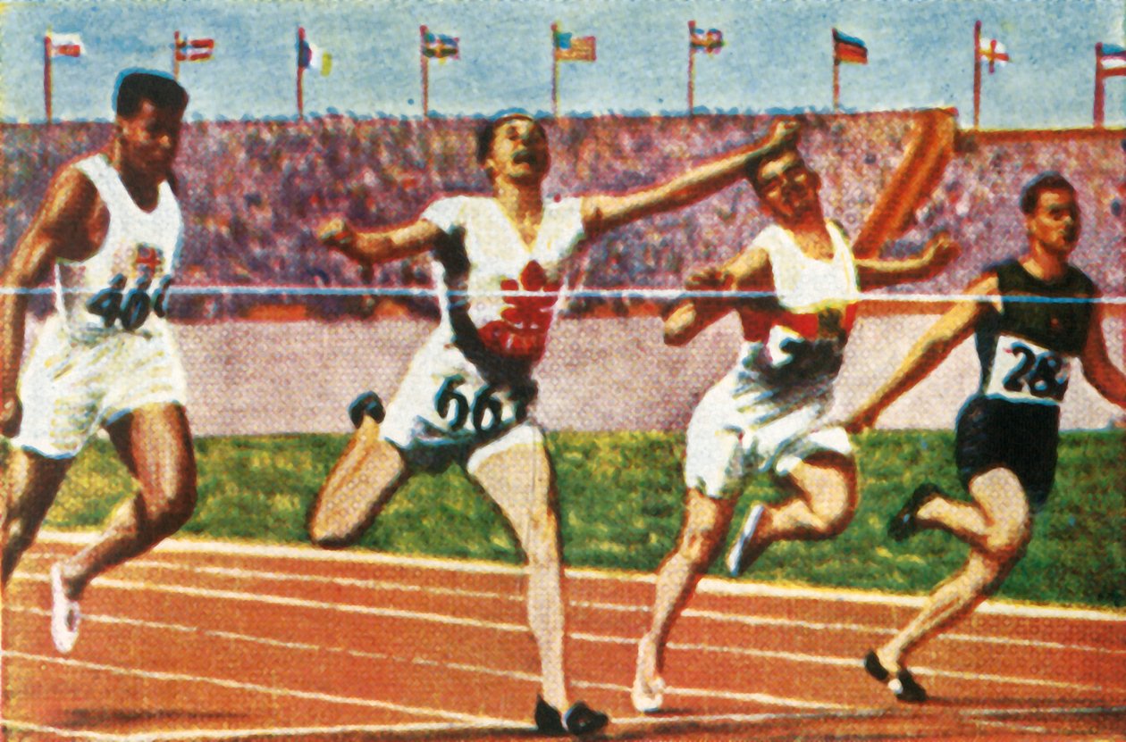 कनाडा के स्प्रिंटर पर्सी विलियम्स, 1928। द्वारा अज्ञात