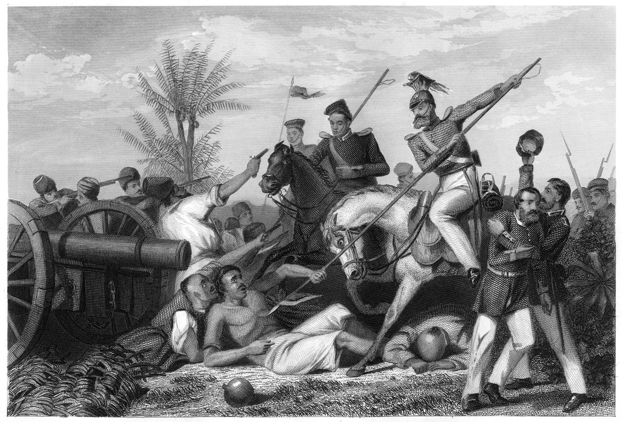 बांदा, 1858, सी 1860 पर एक बंदूक का कब्जा द्वारा अज्ञात