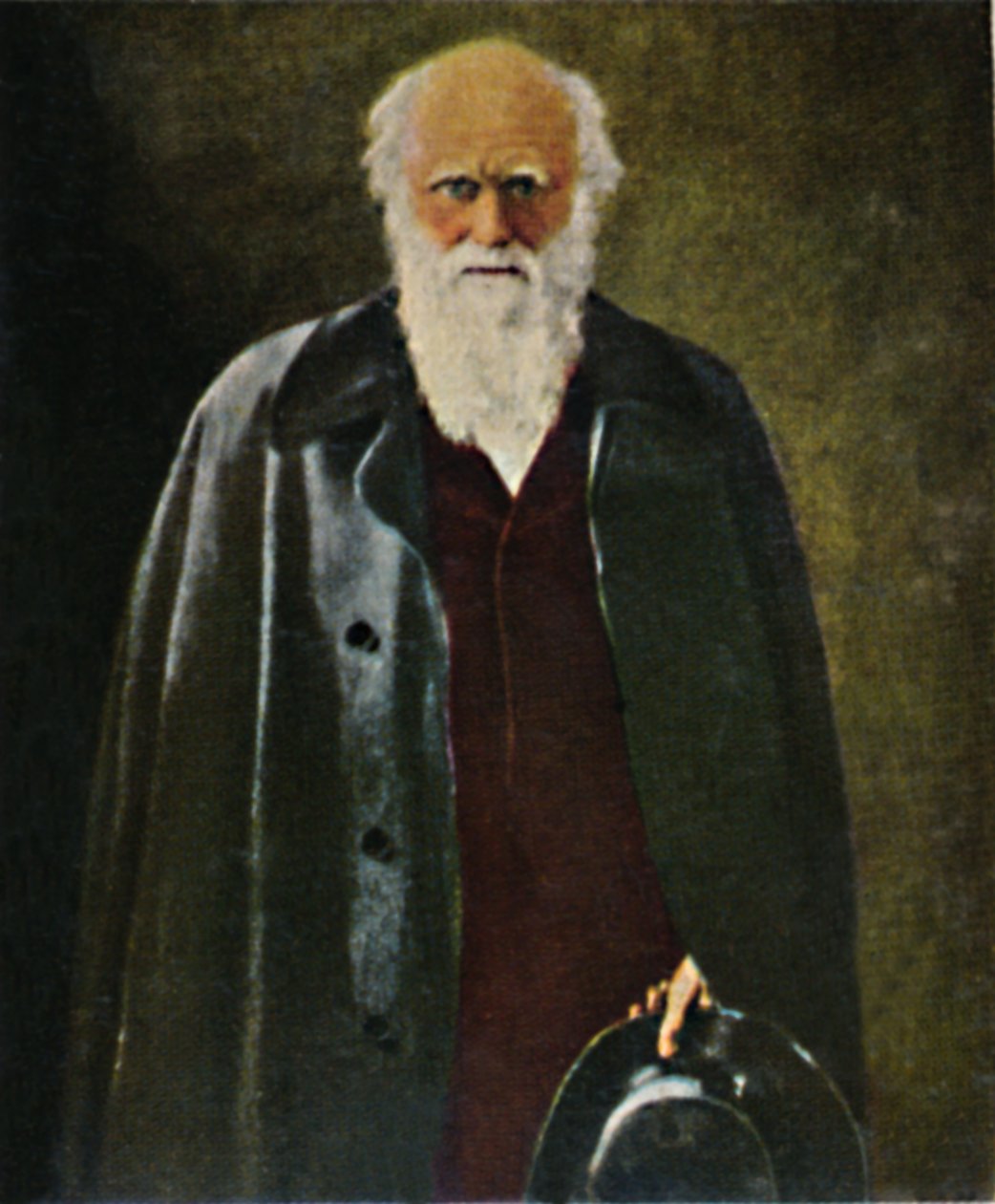 चार्ल्स डार्विन 1809-1882। - कोलियर द्वारा पेंटिंग, 1934। द्वारा अज्ञात