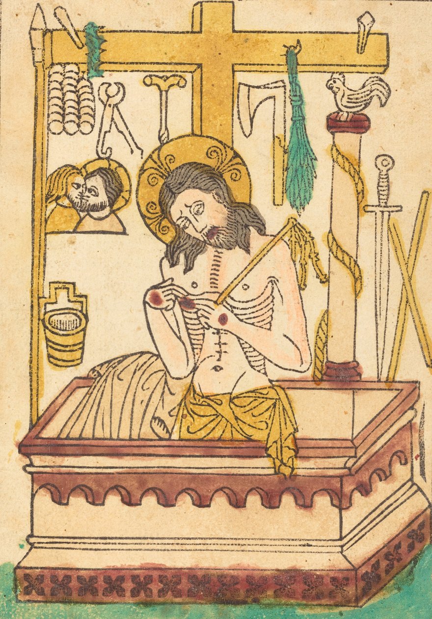 मसीह दु:खों के मनुष्य के रूप में, 14301440। द्वारा अज्ञात