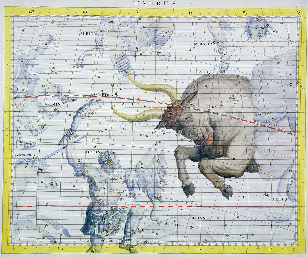 वृषभ राशि का नक्षत्र, 1729 द्वारा अज्ञात