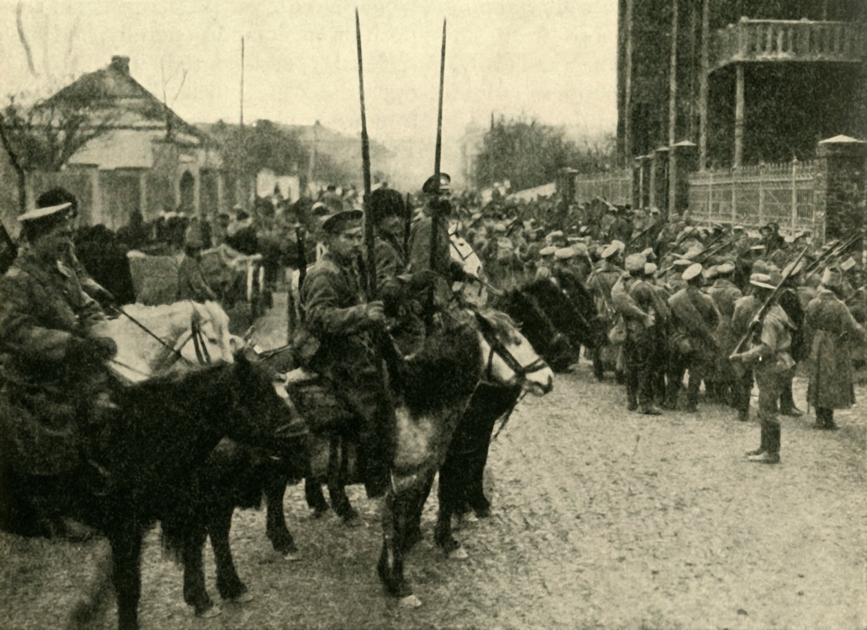 कोसैक सैनिकों, प्रथम विश्व युद्ध, 1914, c1920। द्वारा अज्ञात