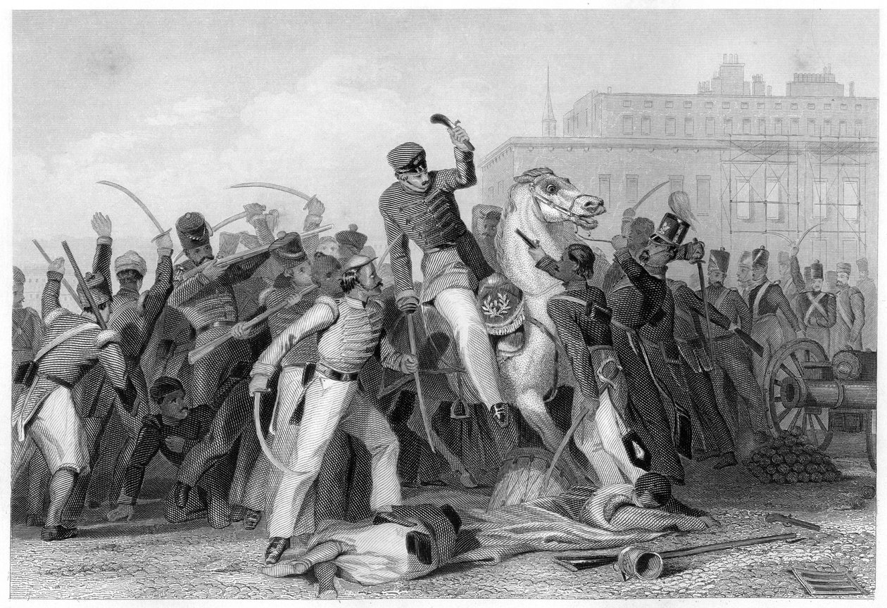 मेरठ, 1857, सी 1860 में कर्नल फिनिस की मृत्यु द्वारा अज्ञात