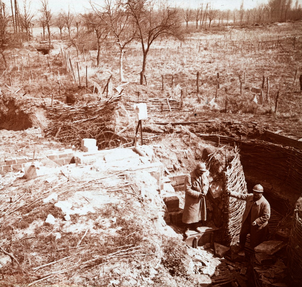 डिफेंस, क्रोनोन, उत्तरी फ्रांस, c1914-c1918 द्वारा अज्ञात