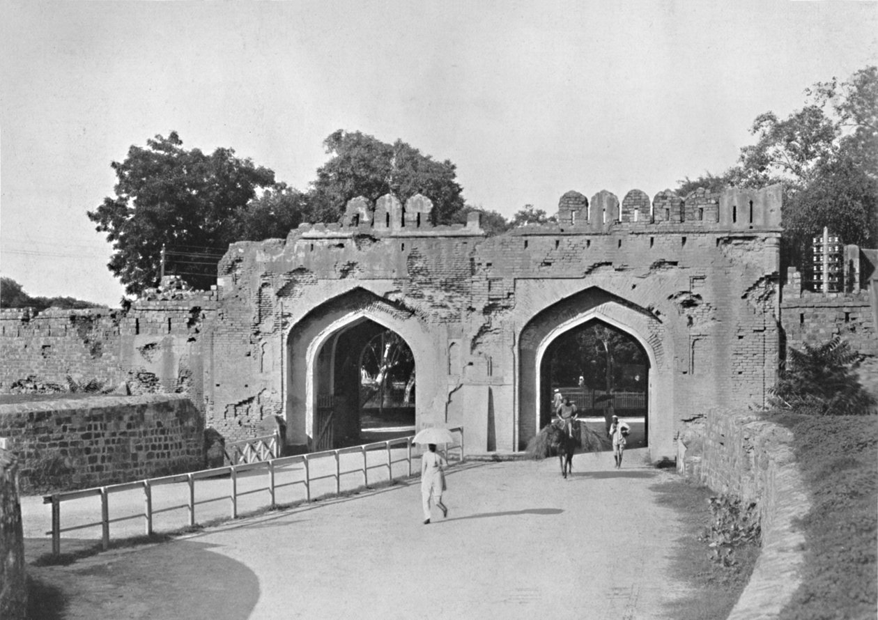 दिल्ली। कश्मीरी गेट, c1910। द्वारा अज्ञात