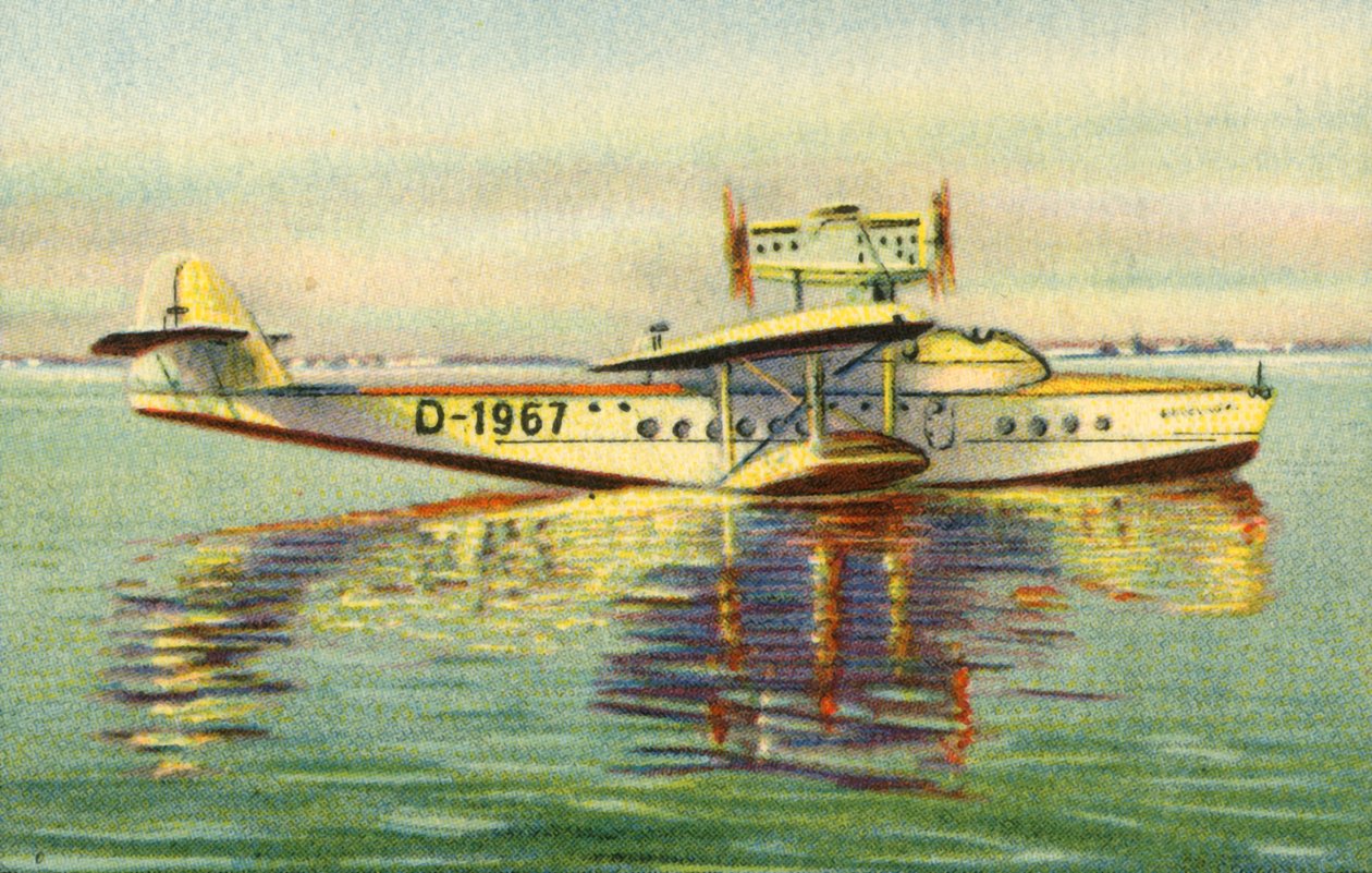 डोर्नियर डू एस फ्लाइंग बोट, 1932। द्वारा अज्ञात