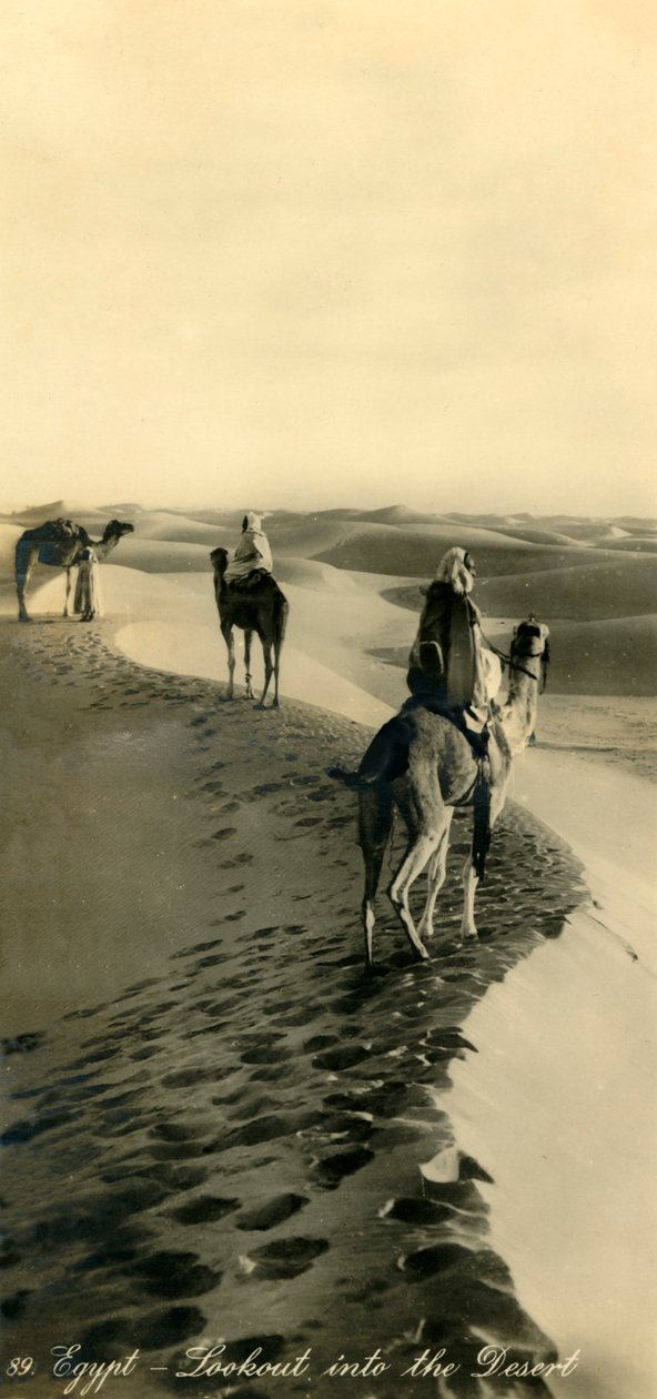 मिस्र - रेगिस्तान में देखो, c1918-c1939। द्वारा अज्ञात