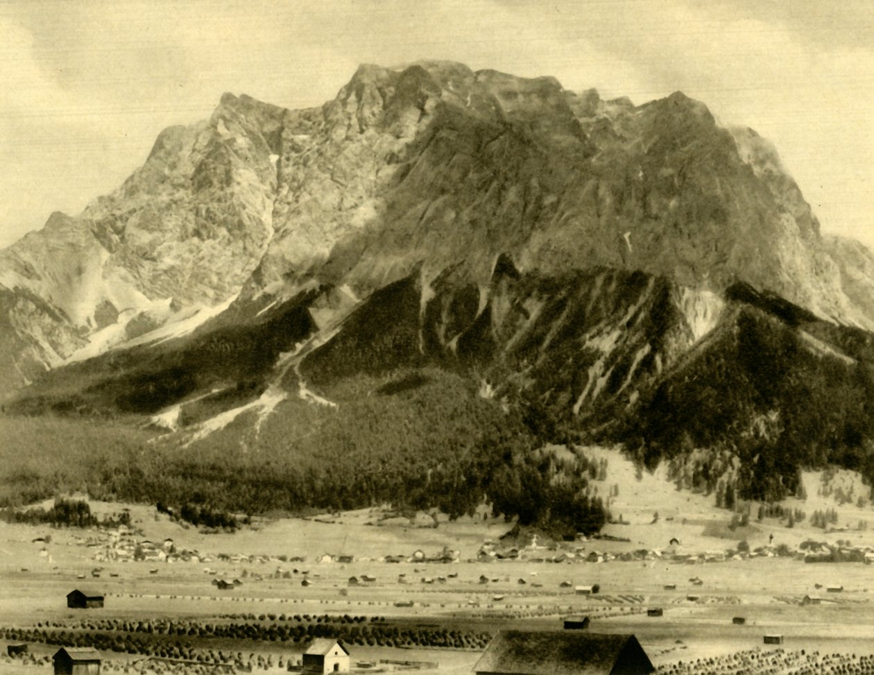 एहरवल्ड और वेटस्टीन पहाड़, टायरॉल, ऑस्ट्रिया, c1935। द्वारा अज्ञात