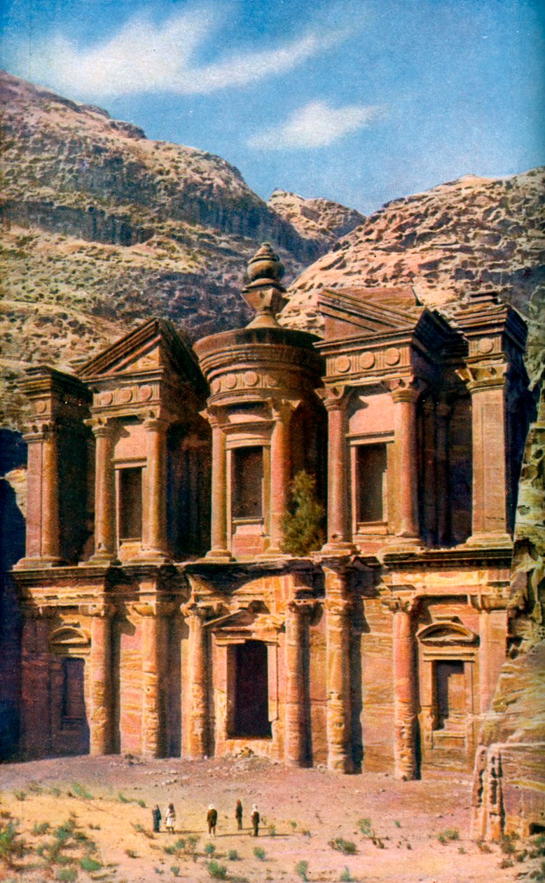 एल डेयर द मठ, पेट्रा, जॉर्डन, c1924 द्वारा अज्ञात