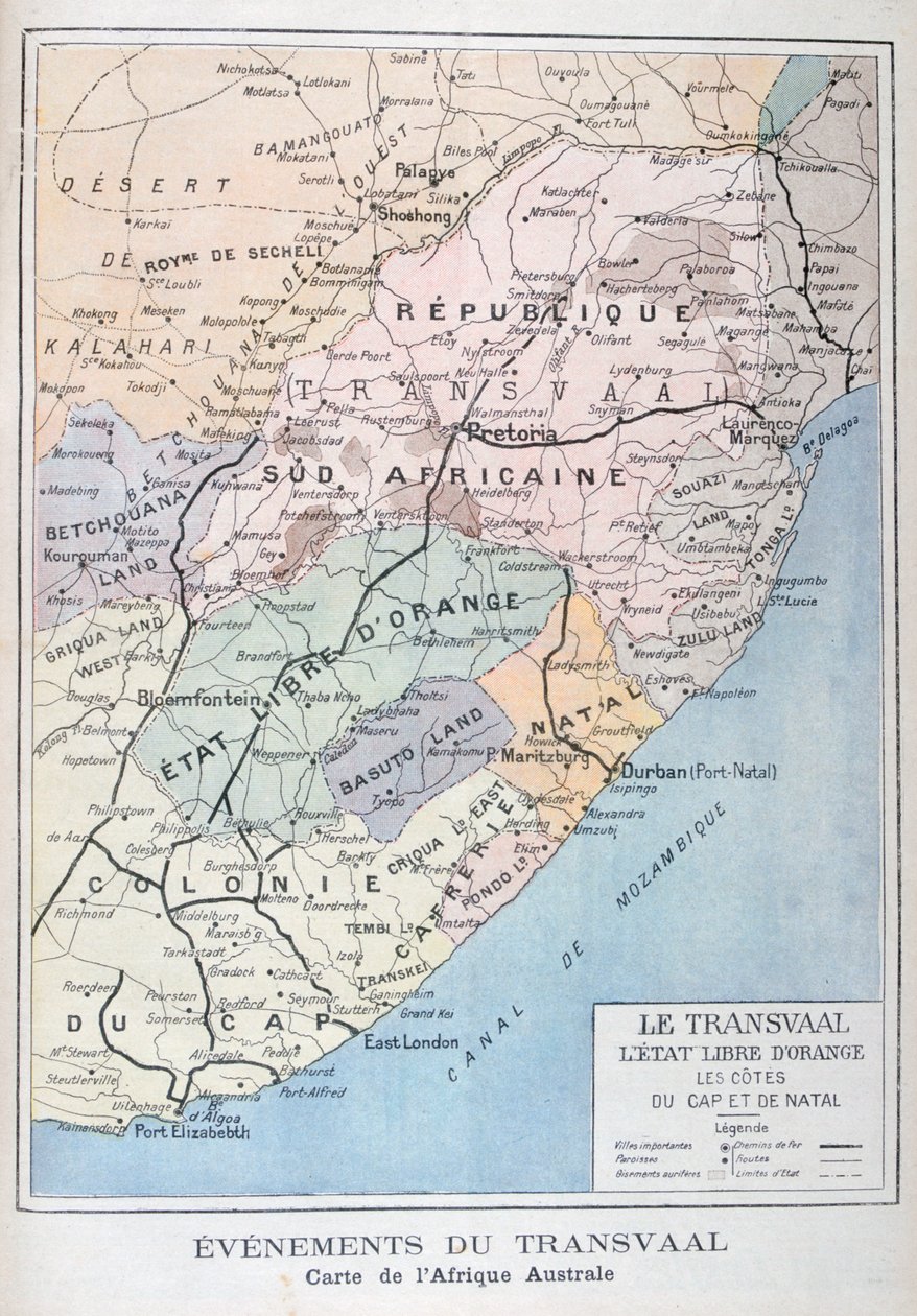 ट्रांसवाल, अफ्रीका, 1899 की घटनाएँ द्वारा अज्ञात