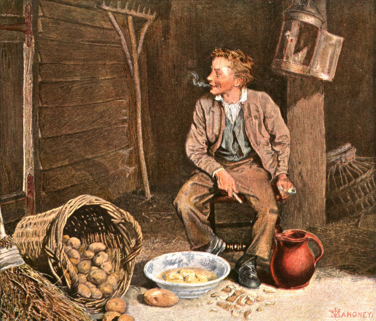 हर इंच एक आदमी, c1900। द्वारा अज्ञात