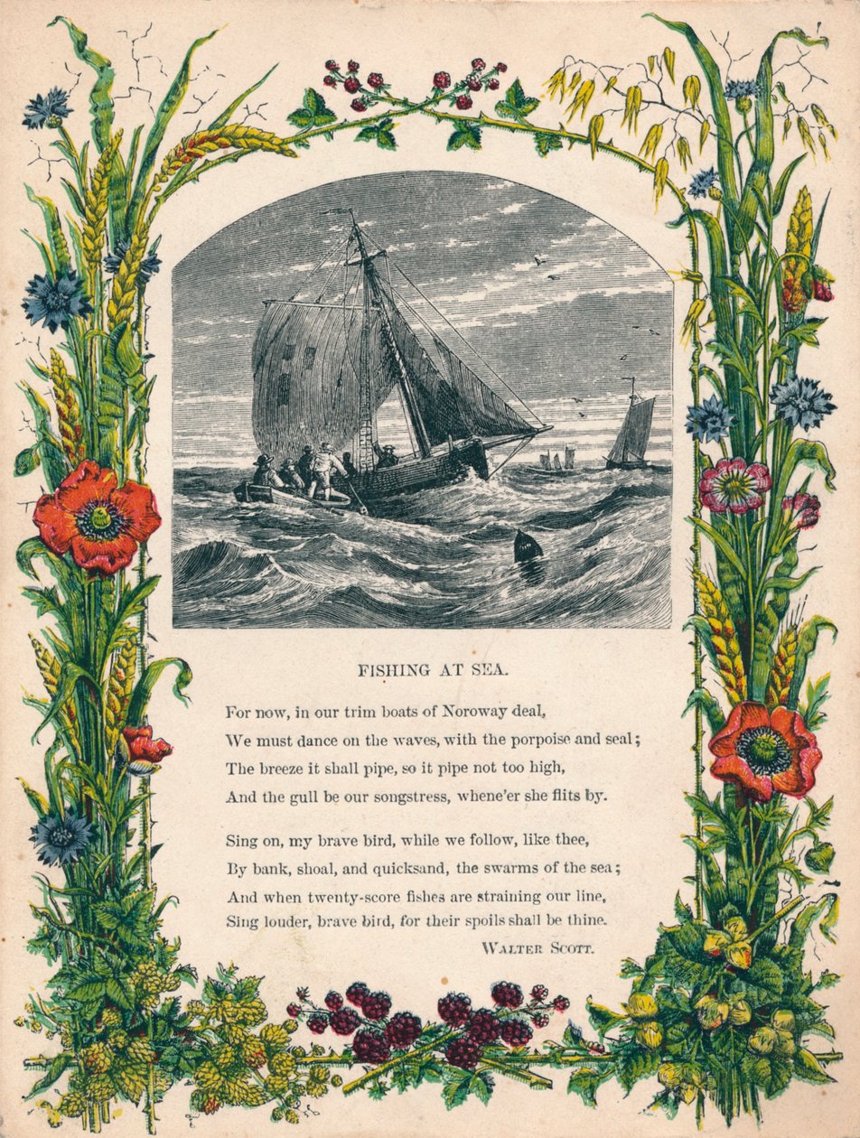वाल्टर स्कॉट द्वारा समुद्र में मछली पकड़ना, c1900 द्वारा अज्ञात
