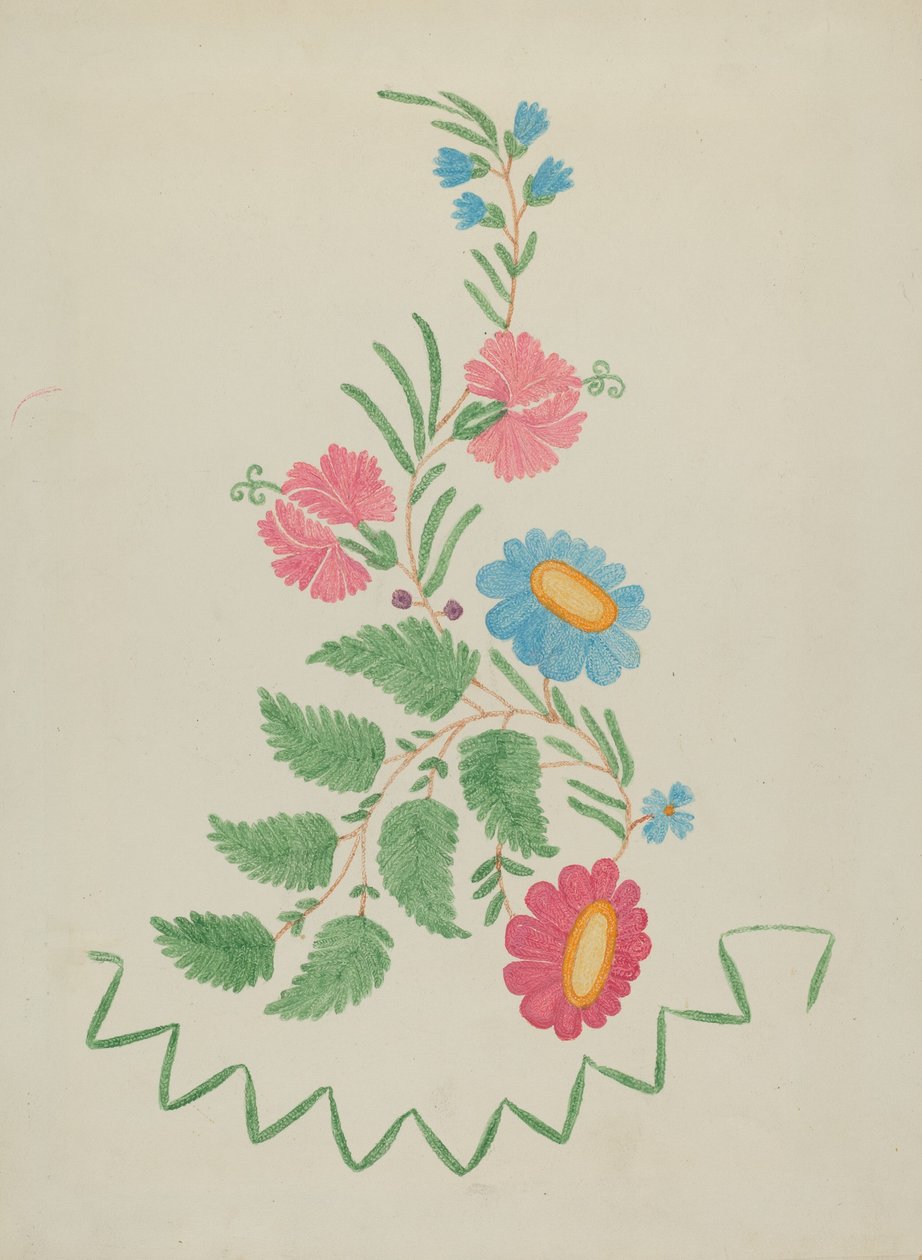 फ्लोरल मोटिफ्स, 19351942। द्वारा अज्ञात